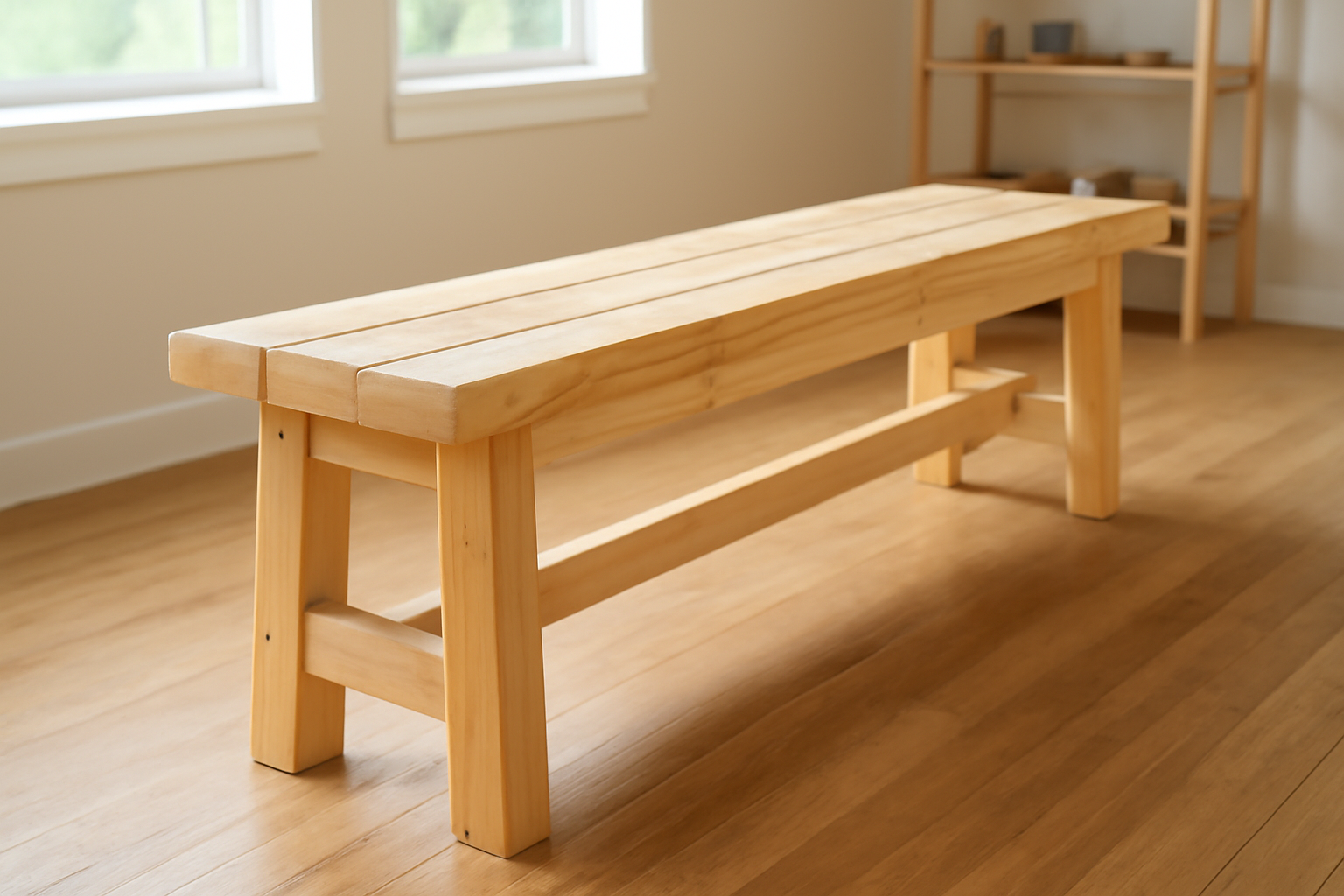 6 Foot 2X4 Bench Plans &mdash; woodworking plans